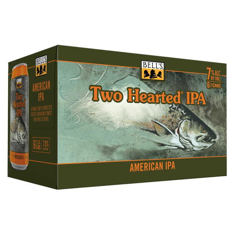 Bell's Two Hearted Ale American IPA 6pk 12oz Can 7% ABV