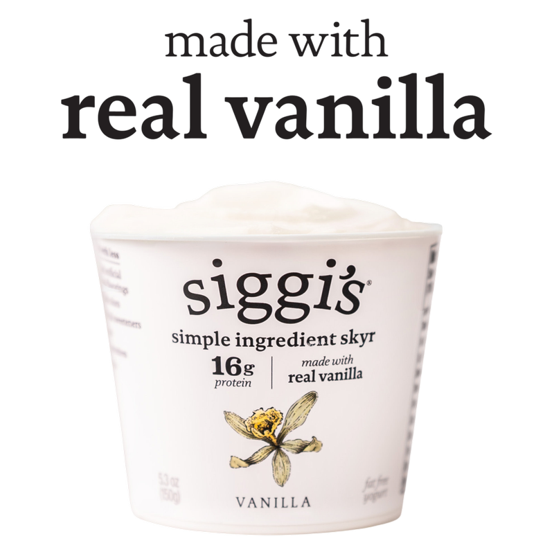 Siggi's Vanilla Skyr Icelandic-Style Strained Non-Fat Yogurt 5.3oz
