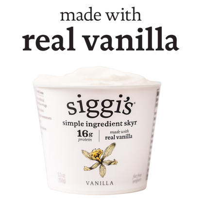 Siggi's Vanilla Skyr Icelandic-Style Strained Non-Fat Yogurt 5.3oz