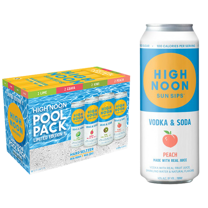 High Noon Variety Pool Pack 8pk 12oz Can 4.5% ABV
