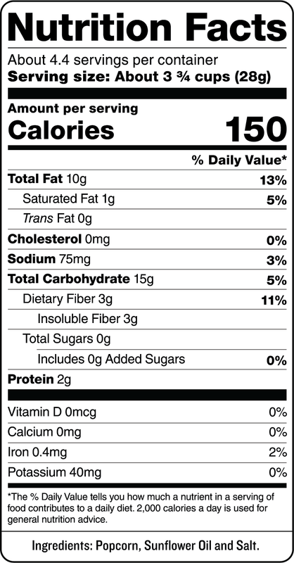 Skinny Pop Popcorn 4.4oz