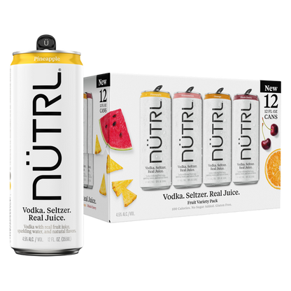 Nutrl Vodka Seltzer Fruit Variety 12PK