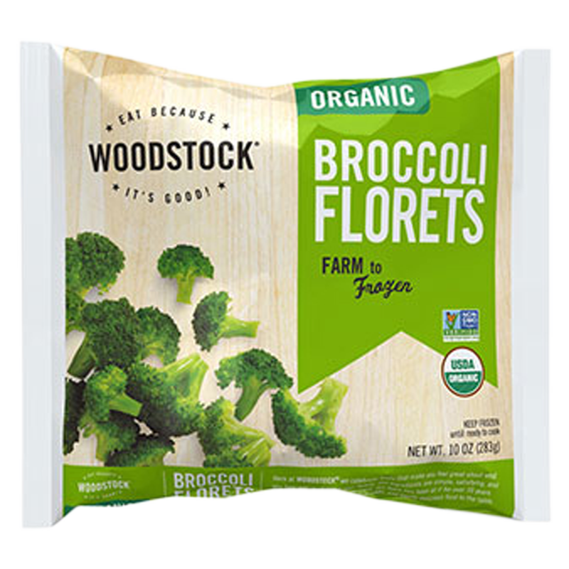 Woodstock Organic Frozen Broccoli Florets 10oz