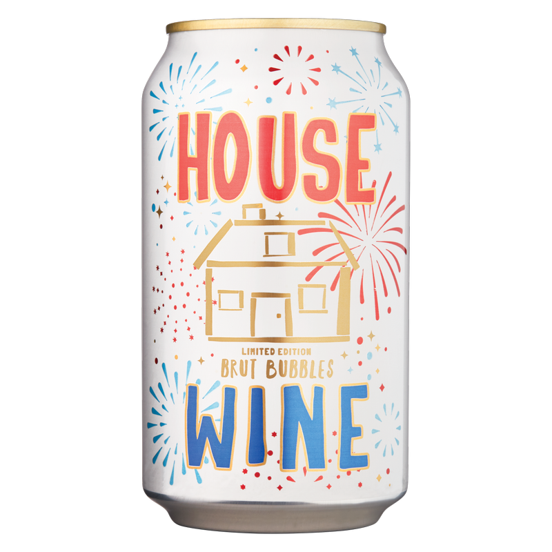 House Wine Brut Bubbles 355ml Can 12% ABV