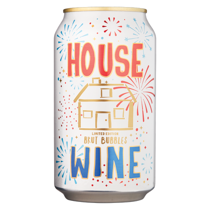 House Wine Brut Bubbles 355ml Can 12% ABV