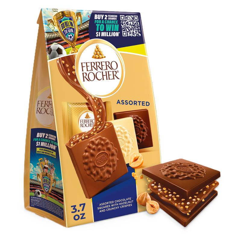 Ferrero Rocher Assorted Squares, 3.7oz