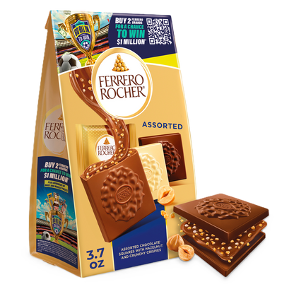 Ferrero Rocher Assorted Squares, 3.7oz