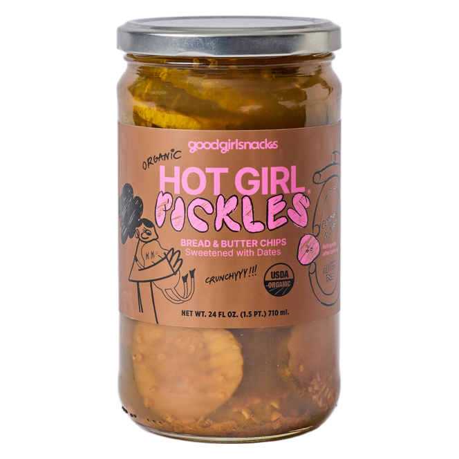 HOT GIRL PICKLES Bread & Butter 24 Fl Oz