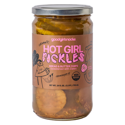 HOT GIRL PICKLES Bread & Butter 24 Fl Oz