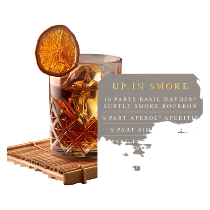 Basil Hayden Subtle Smoke Bourbon Whiskey 750ml (80 Proof)