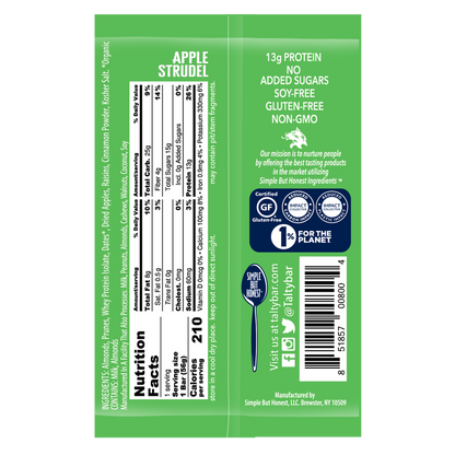 Talty Bar Apple Strudel 2oz