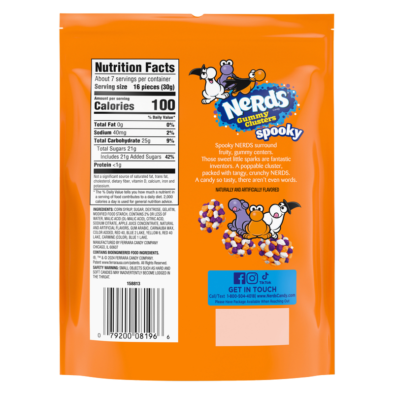 NERDS Spooky Gummy Clusters, 8oz