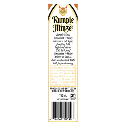 Rumple Minze Cinnamint 750ml
