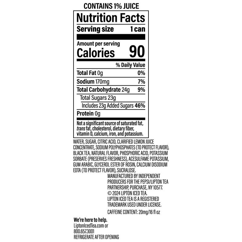 Lipton Fusions Peach Passion Fruit 16oz Btl