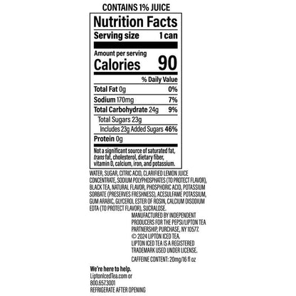 Lipton Fusions Peach Passion Fruit 16oz Btl