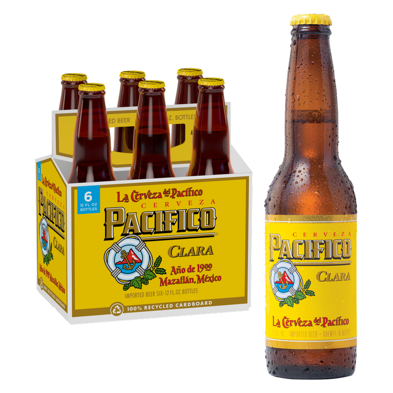 Pacifico 6pk 12oz Btl 4.4% ABV - Pacifico – BevMo!