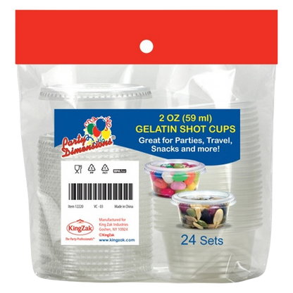 Gelatin Shot Cups 24ct