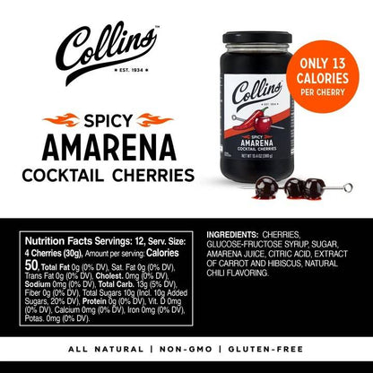 Collins Spicy Amarena Cherries