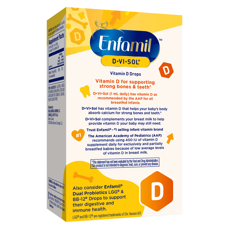 Enfamil D-Visol Infant Vitamin D Dietary Supplement Liquid Drops 1.69oz