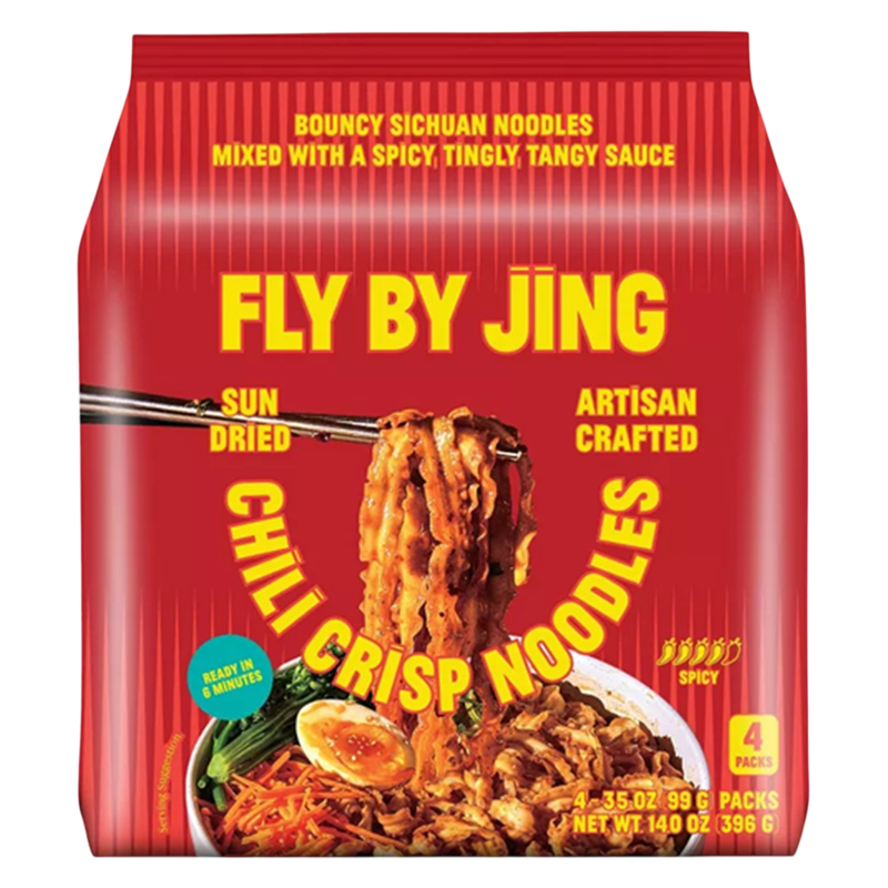Fly By Jing Sichuan Chili Crisp Noodles 4ct