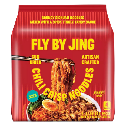 Fly By Jing Sichuan Chili Crisp Noodles 4ct