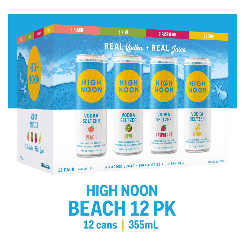 High Noon Beach Pack 12pk 12oz Can 4.5% ABV