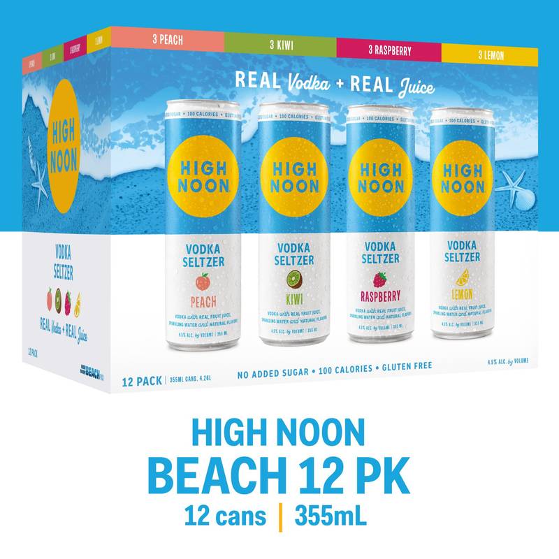High Noon Beach Pack 12pk 12oz Can 4.5% ABV