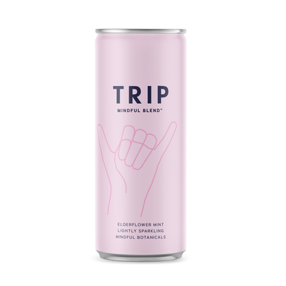 TRIP Elderflower Mint Mindful Blend 12oz Can - TRIP – BevMo!