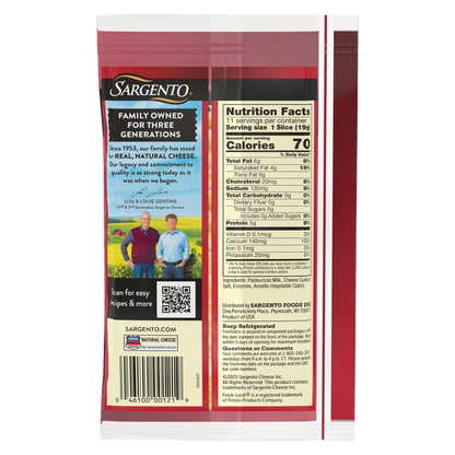 Sargento Natural Colby-Jack Sliced Cheese - 11 slices/7.5oz