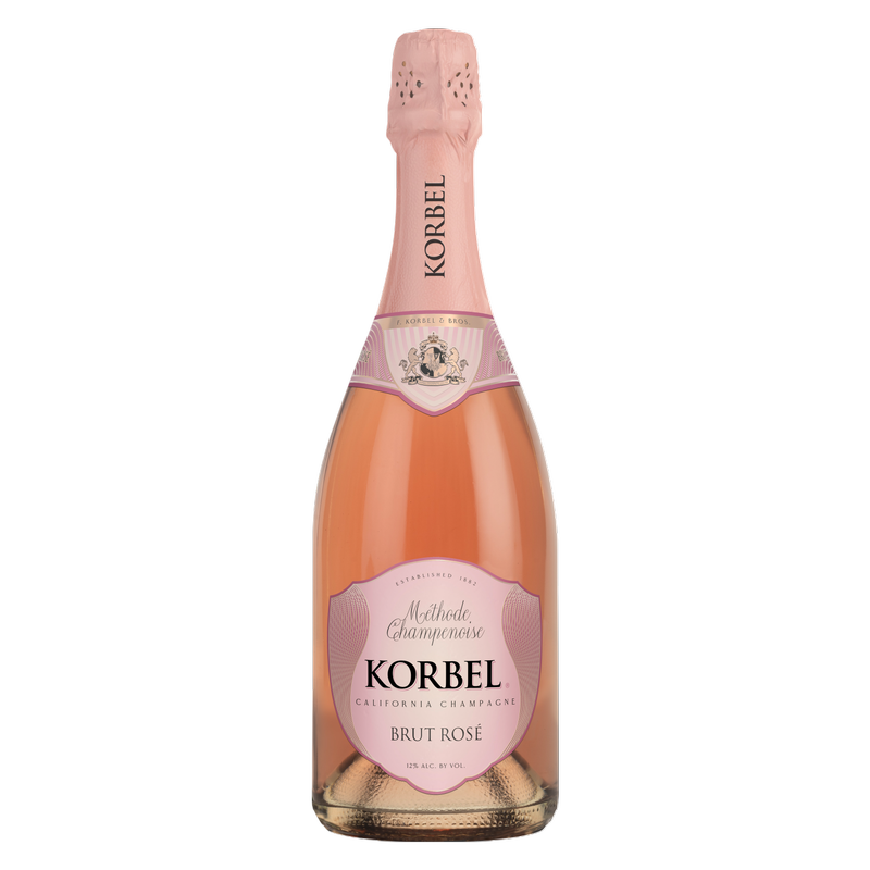 Korbel Brut Rose California Champagne 750ml