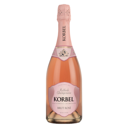 Korbel Brut Rose California Champagne 750ml