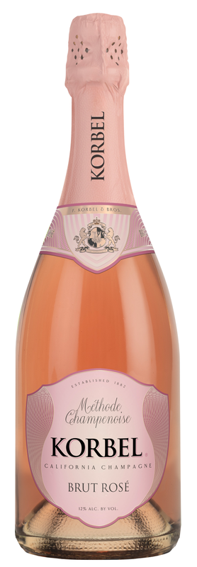 Korbel Brut Rose California Champagne 750ml