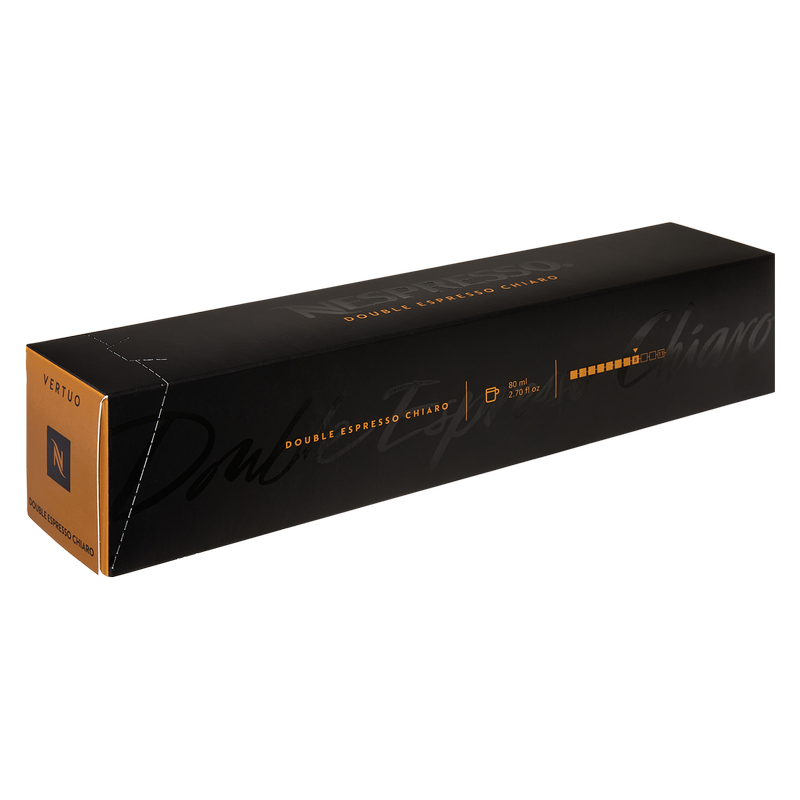 Nespresso Vertuo Double Espresso Chiaro Capsules 10ct 2.7oz