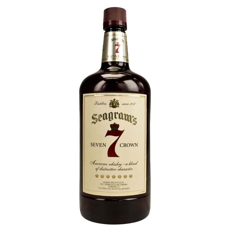 Seagram's 7 Crown American Blended Whiskey, 1.75 L (80 Proof) - Seagram ...