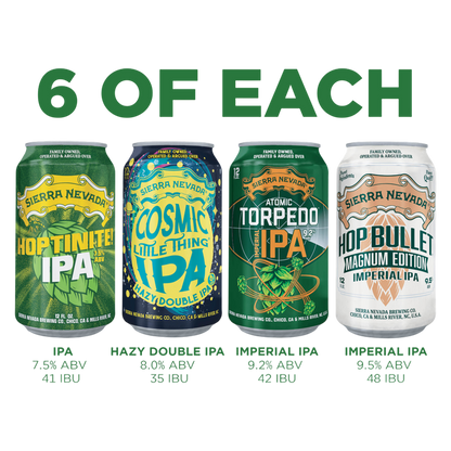 Sierra Nevada Heavy Hitters IPA Pack 24pk 12oz Cans