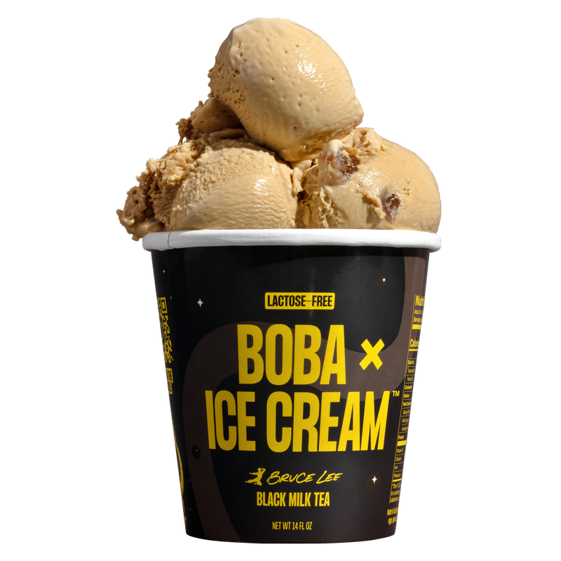 Boba x Ice Cream Black Milk Tea (Bruce Lee) Pint