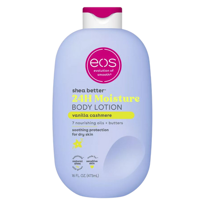 EOS Shea Better, 24H Moisture Body Lotion, Vanilla Cashmere , 16oz