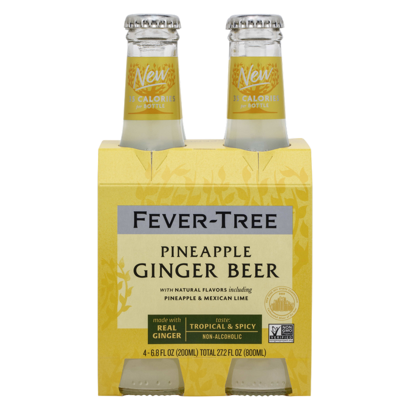 Fever-Tree Pineapple Ginger Beer, 4-pack