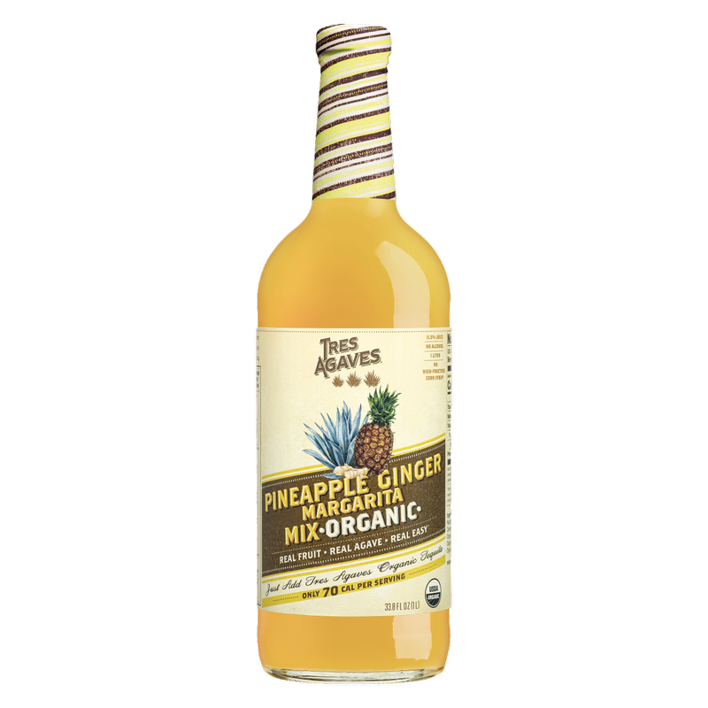 Tres Agaves Organic Pineapple Ginger Margarita 1L Btl