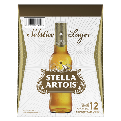 Stella Artois Solstice Lager 12pk 12oz Btl