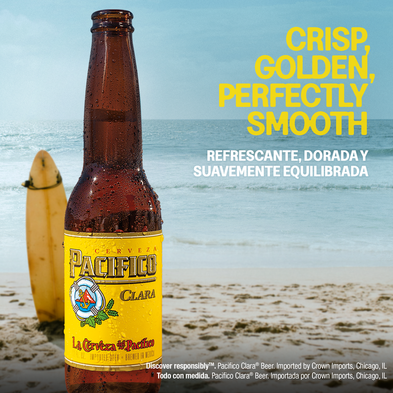Pacifico 24pk 7oz Bottle 4.4% ABV