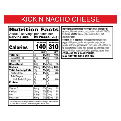 Cheez-it Crunch Kick'n Nacho Cheese, 2.25 oz