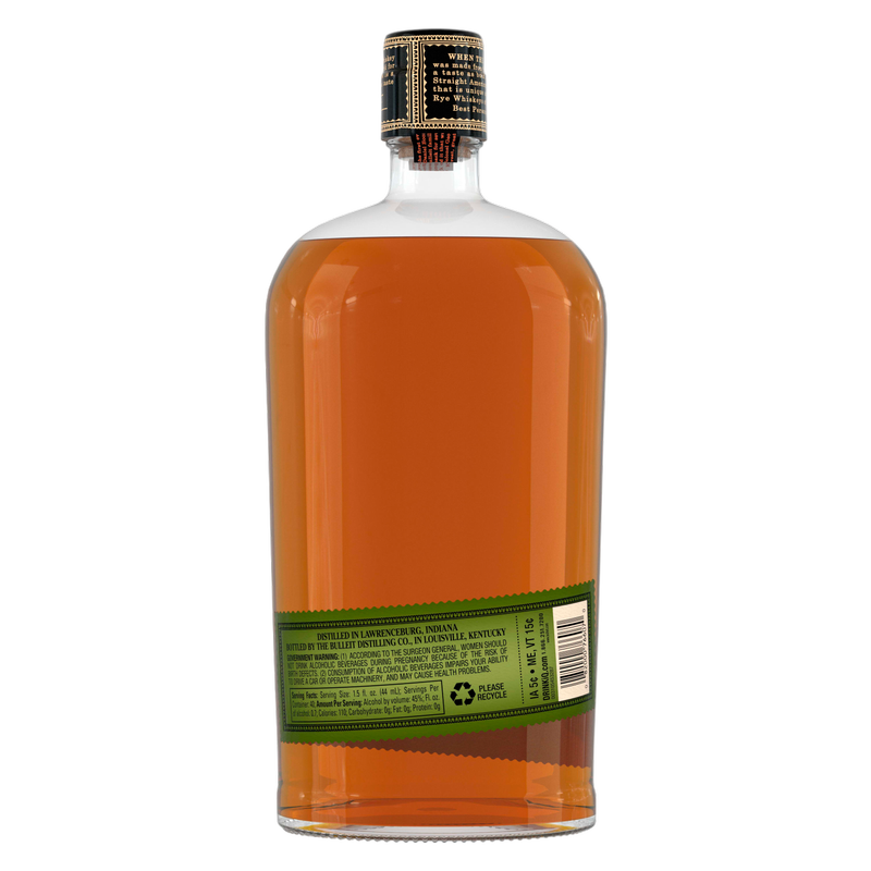 Bullet Rye Proof Bulleit Rye Whiskey 1.75L (90 Proof) - Bulleit – BevMo!