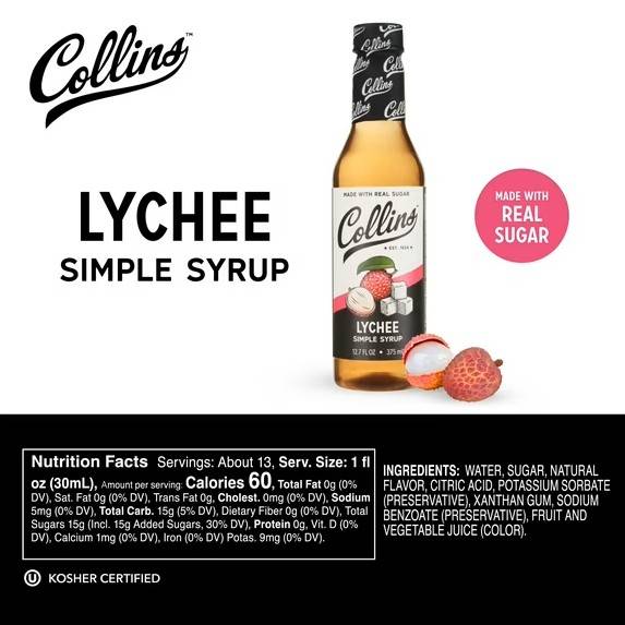 Collins Lychee Syrup