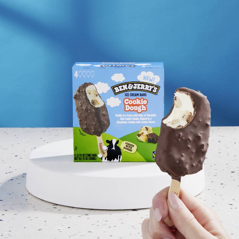 Ben & Jerry's Cookie Dough Ice Cream Bars 4ct - Ben & Jerry's – BevMo!