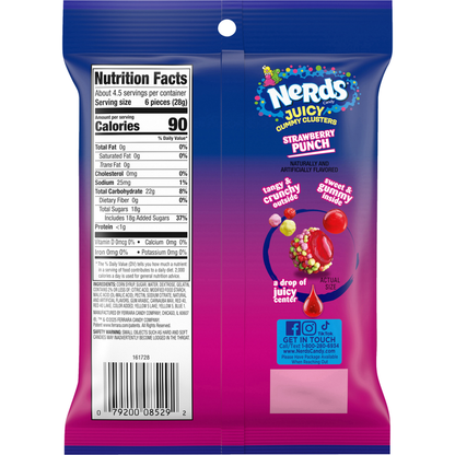 Nerds Juicy Gummy Cluster, 4.5oz