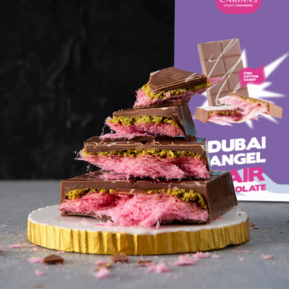 Dubai Angel Hair Cotton Candy Chocolate Bar, 3.88 oz