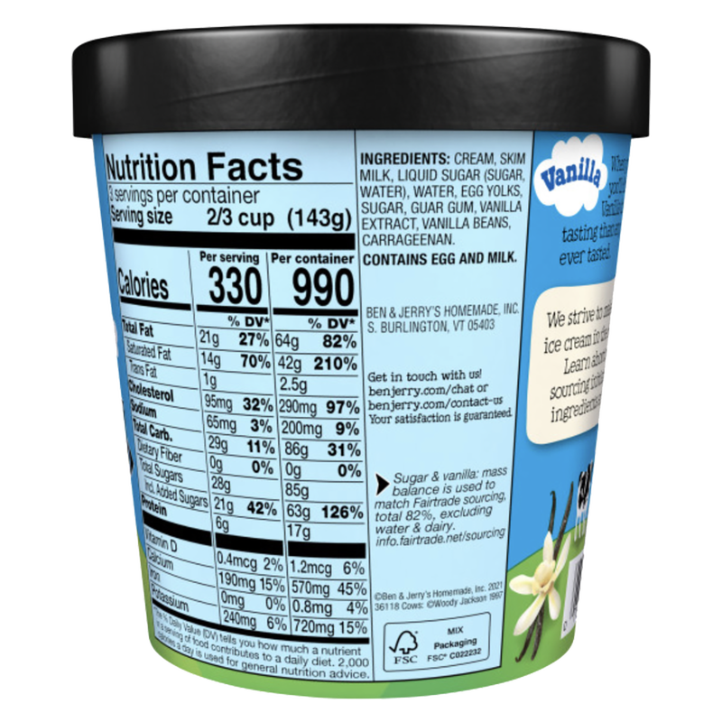 Ben & Jerry's Vanilla Pint