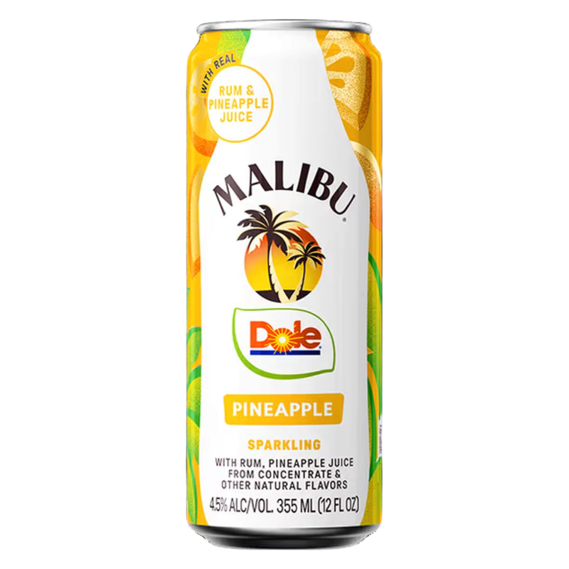 Malibu Dole Pineapple 12oz can
