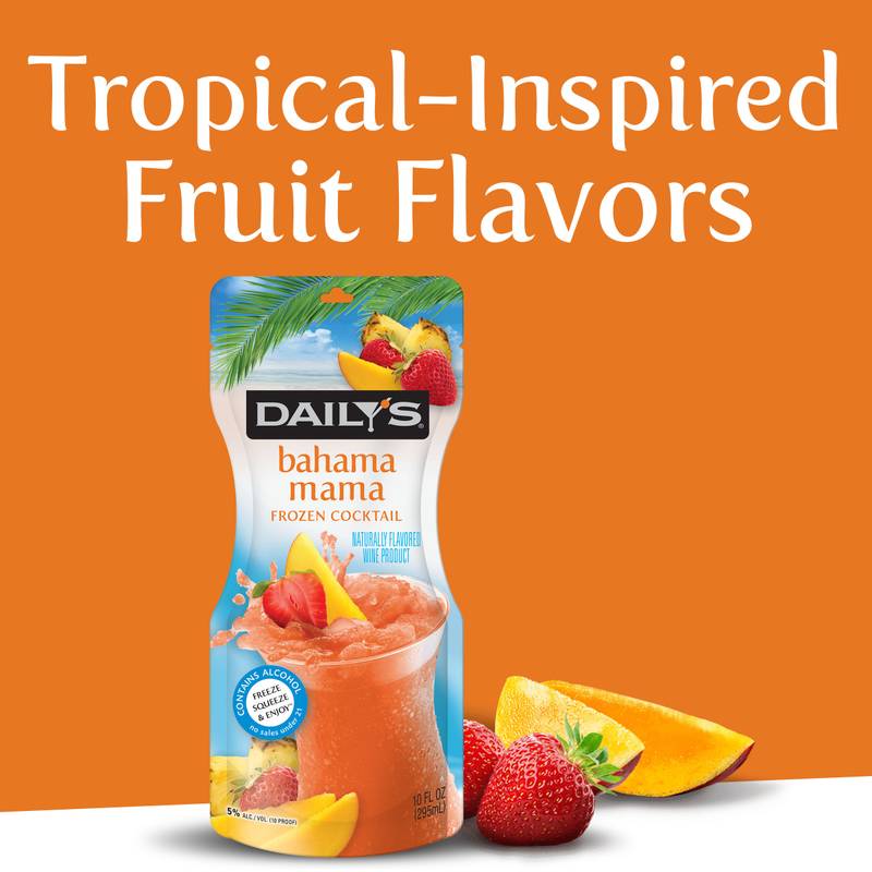 Daily's Bahama Mama Ready to Drink Single 10oz Pouch 5% ABV